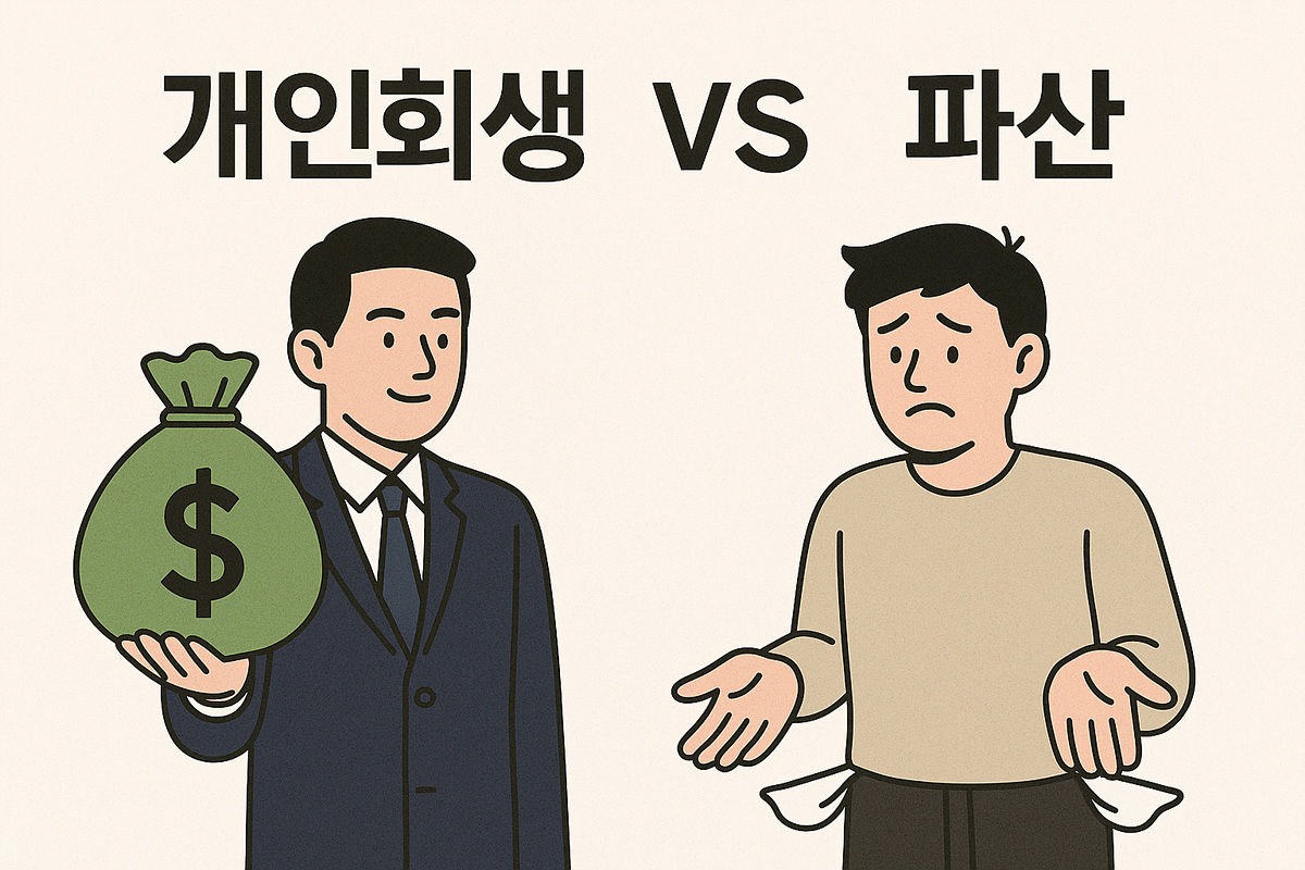 개인회생,파산 사례비교 1