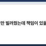 명의만 빌려줬는데 책임이 있을까? 5