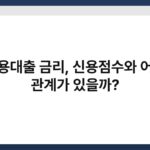 신용대출 금리, 신용점수와 어떤 관계가 있을까? 7