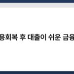 신용회복 후 대출이 쉬운 금융사 11