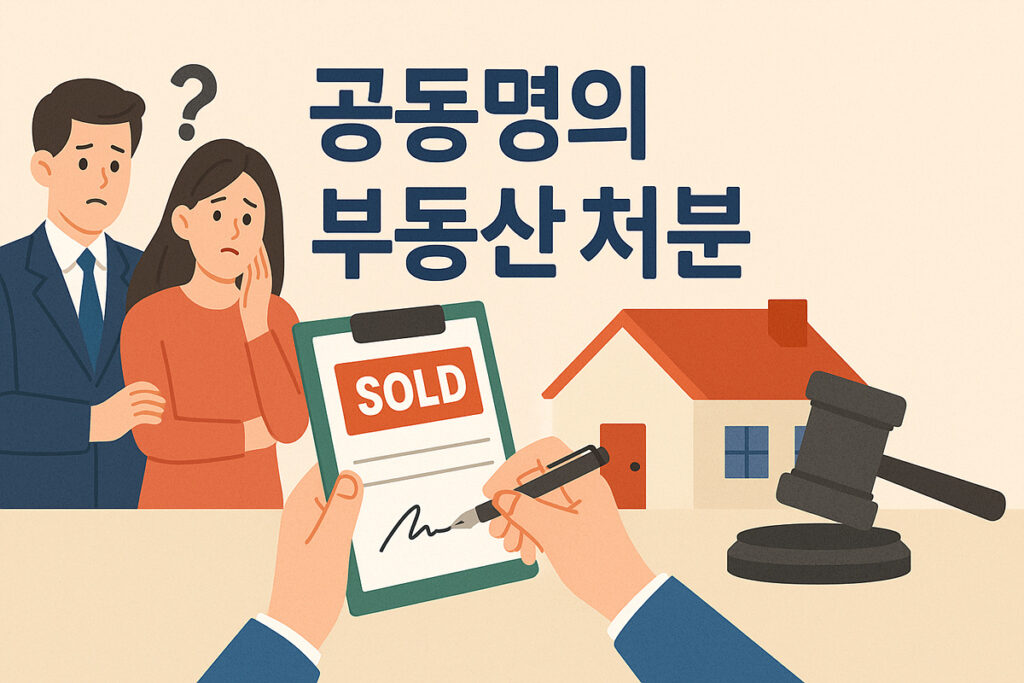 공동명의 부동산 처분 시 한 사람의 동의 없이 가능할까? 1