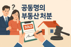 공동명의 부동산 처분 시 한 사람의 동의 없이 가능할까? 7