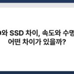 HDD와 SSD 차이, 속도와 수명에서 어떤 차이가 있을까? 3