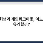 개인회생과 개인워크아웃, 어느 것이 유리할까? 4
