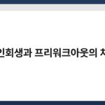 개인회생과 프리워크아웃의 차이 5