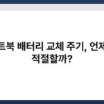 노트북 배터리 교체 주기, 언제가 적절할까? 2