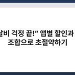 “배달비 걱정 끝!” 앱별 할인과 결제 조합으로 초절약하기 4