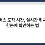 공항버스 도착 시간, 실시간 위치까지 한눈에 확인하는 법 6