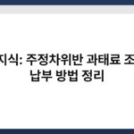 생활지식: 주정차위반 과태료 조회 및 납부 방법 정리 7