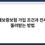 전세보증보험 가입 조건과 전세금 돌려받는 방법 5