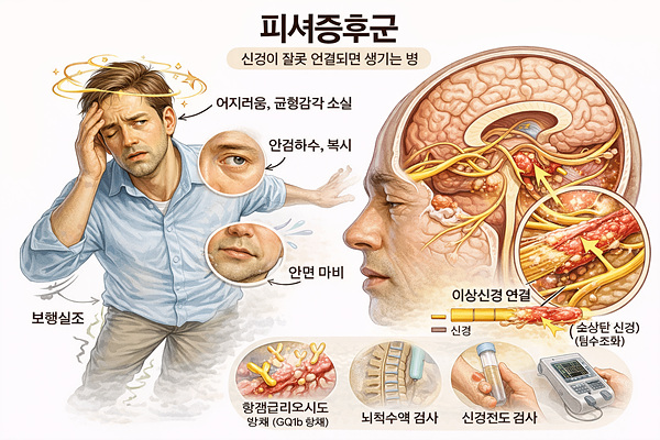 피셔증후군, 신경이 잘못 연결되면 생기는 병 1