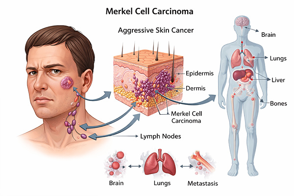메르켈세포암, 피부암 중에서도 예후가 나쁜 암 1